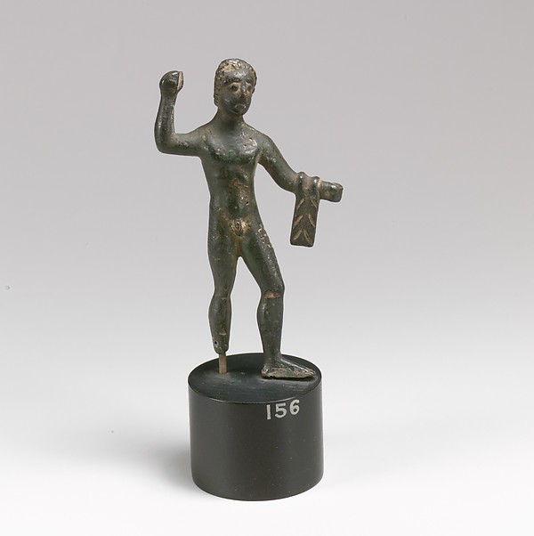 Bronze statuette of Herakles