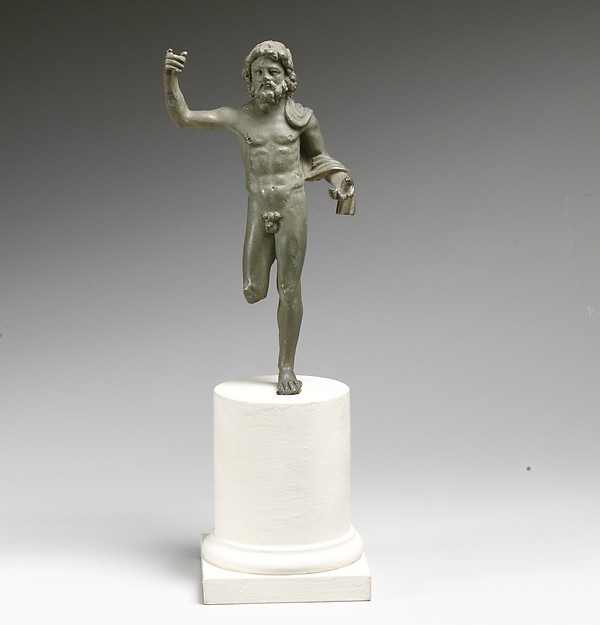 Bronze statuette of Neptune