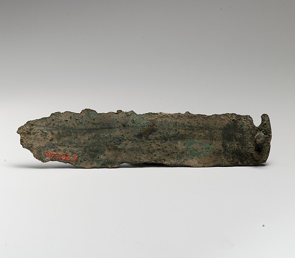Bronze knife by an unrecorded maker, The Metropolitan Museum of Art