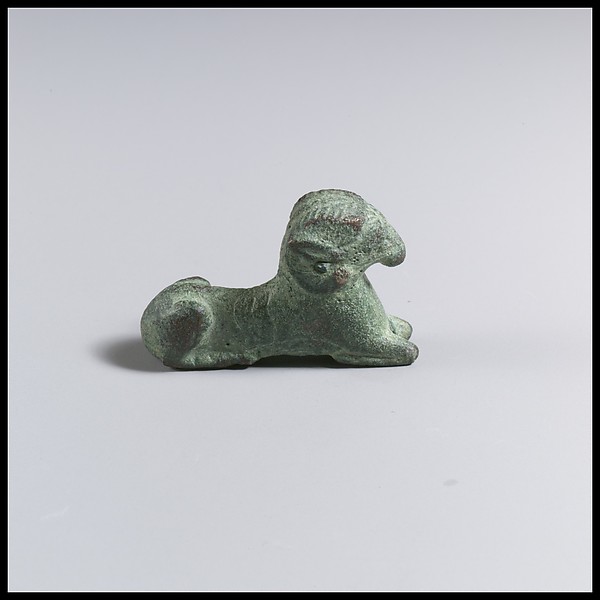 Bronze statuette of a ram