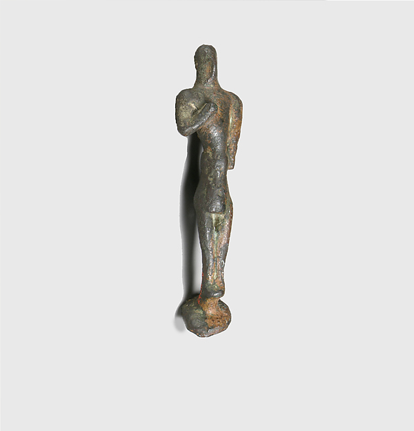 Bronze statuette of a male votary by an unrecorded maker, The Metropolitan Museum of Art