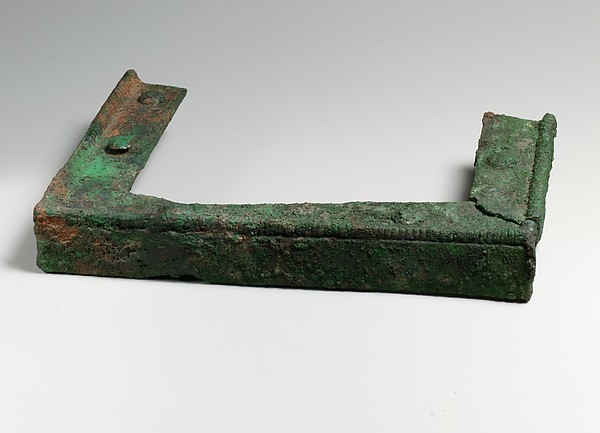 Fragments of a cart or chariot, parts of rectangular frame