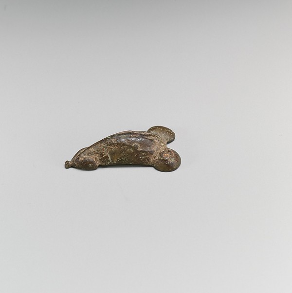 Bronze phallic ornament