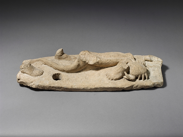Limestone plinth with the remains of a group of Herakles and the Hydra by an unrecorded maker, The Metropolitan Museum of Art