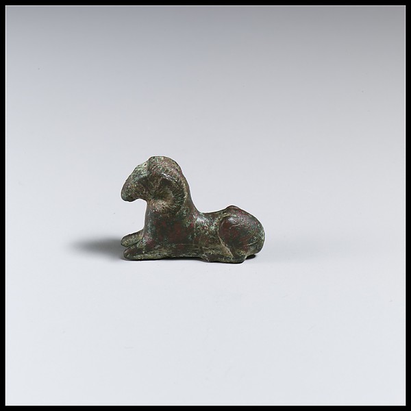 Bronze statuette of a ram
