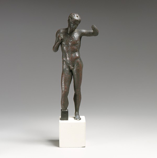 Statuette of an athlete