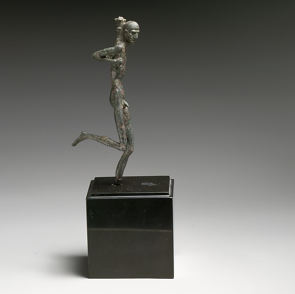Bronze statuette of a runner, 2nd–1st century BCE