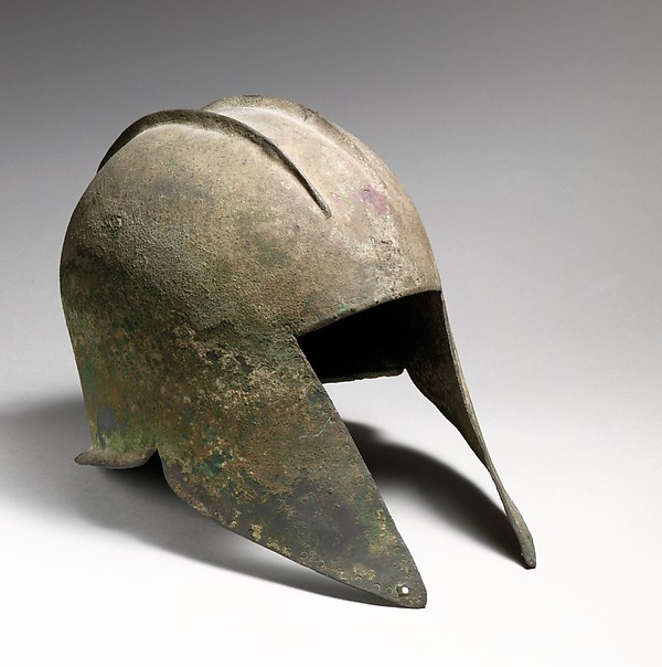 Bronze helmet of Illyrian type by an unrecorded maker, The Metropolitan Museum of Art