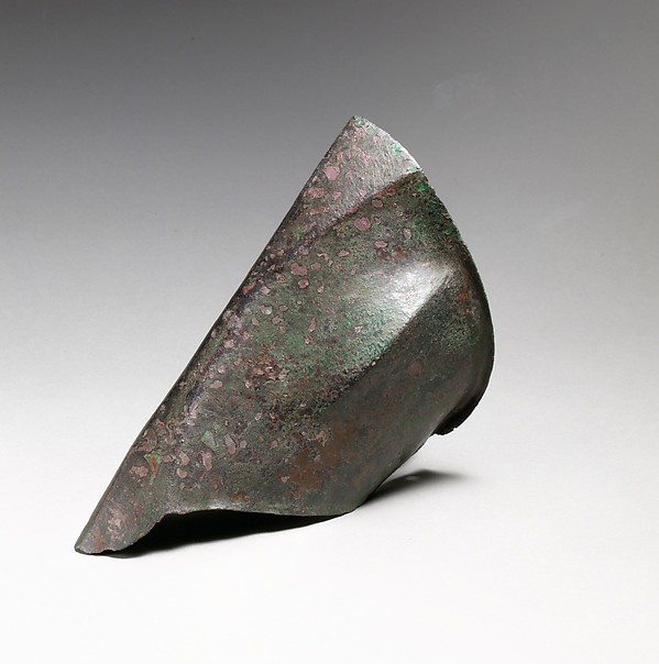 Pair of bronze ankle guards by an unrecorded maker, The Metropolitan Museum of Art
