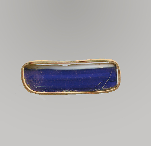 Glass inlay fragment by an unrecorded maker, The Metropolitan Museum of Art