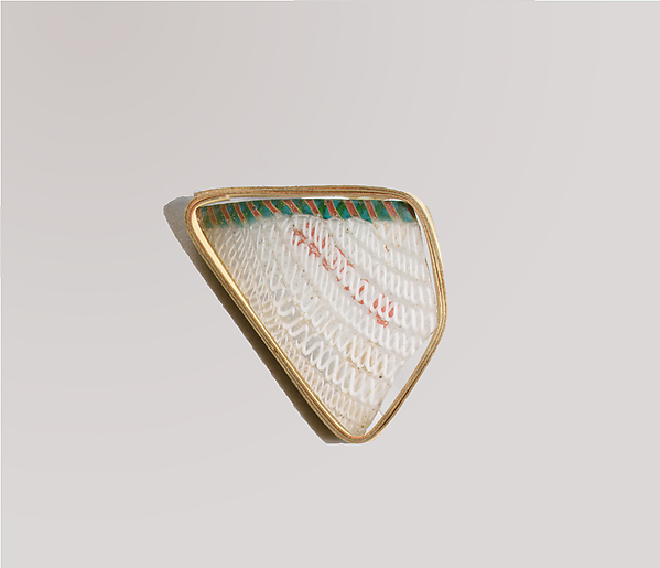 Glass network mosaic bowl fragment by an unrecorded maker, The Metropolitan Museum of Art