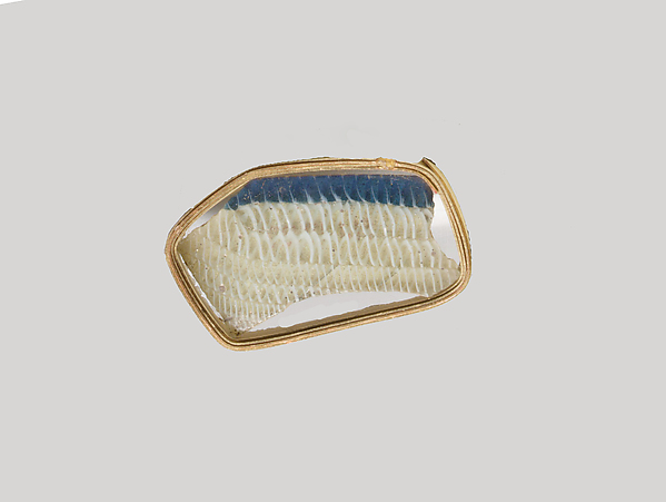 Glass network mosaic bowl fragment by an unrecorded maker, The Metropolitan Museum of Art