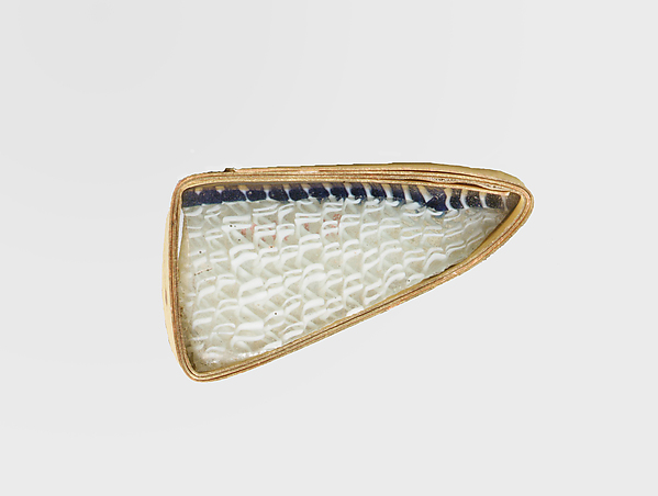 Glass network mosaic bowl fragment by an unrecorded maker, The Metropolitan Museum of Art