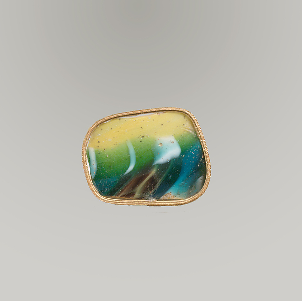 Glass mosaic fragment by an unrecorded maker, The Metropolitan Museum of Art