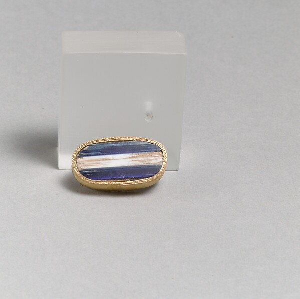 Glass inlay fragment by an unrecorded maker, The Metropolitan Museum of Art