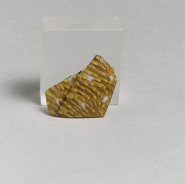 Glass mosaic fragment by an unrecorded maker, The Metropolitan Museum of Art