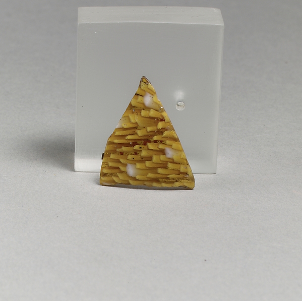 Glass mosaic fragment by an unrecorded maker, The Metropolitan Museum of Art
