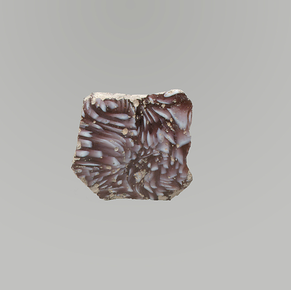 Glass mosaic bowl fragment by an unrecorded maker, The Metropolitan Museum of Art