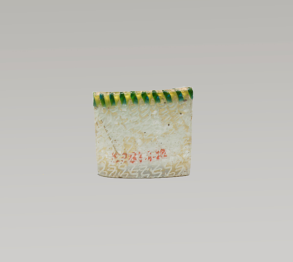 Glass network mosaic fragment