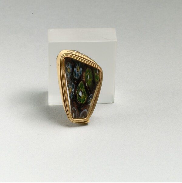 Glass mosaic inlay fragment by an unrecorded maker, The Metropolitan Museum of Art