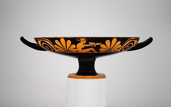 Terracotta kylix (drinking cup) by Palmette Eye-cups, The Metropolitan Museum of Art