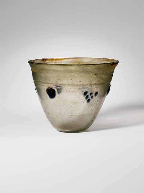 Glass beaker or lamp by an unrecorded maker, The Metropolitan Museum of Art