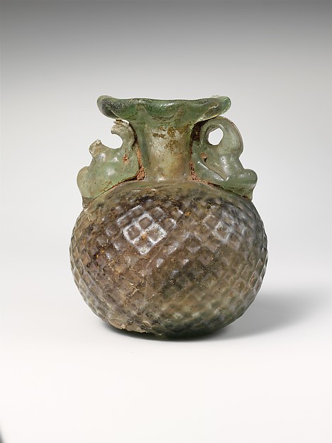 Glass aryballos (oil bottle) by an unrecorded maker, The Metropolitan Museum of Art