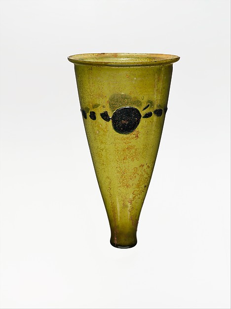 Glass beaker or lamp by an unrecorded maker, The Metropolitan Museum of Art