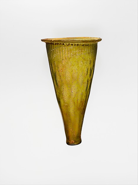 Glass beaker or lamp by an unrecorded maker, The Metropolitan Museum of Art