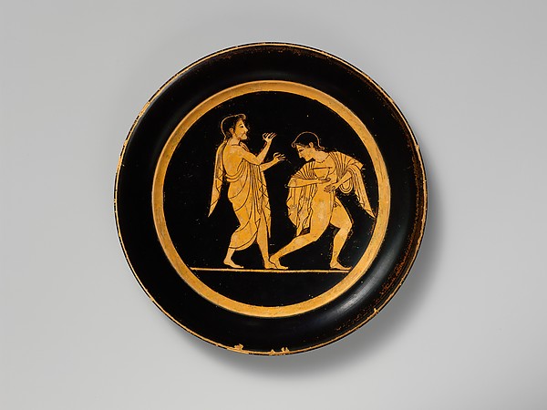 Terracotta plate by Paseas, The Metropolitan Museum of Art