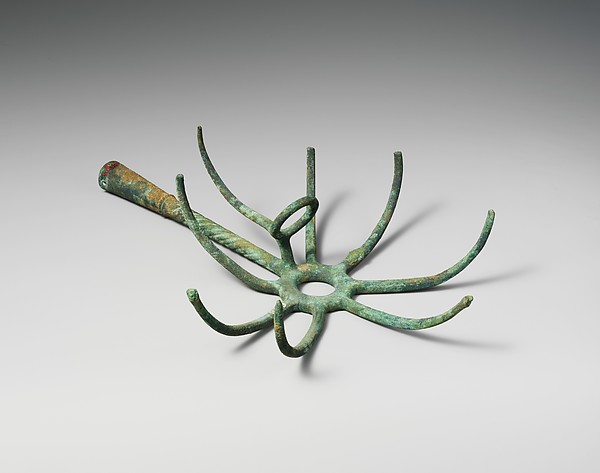 Bronze torch-holder by an unrecorded maker, The Metropolitan Museum of Art