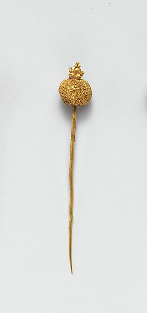 Gold pin by an unrecorded maker, The Metropolitan Museum of Art