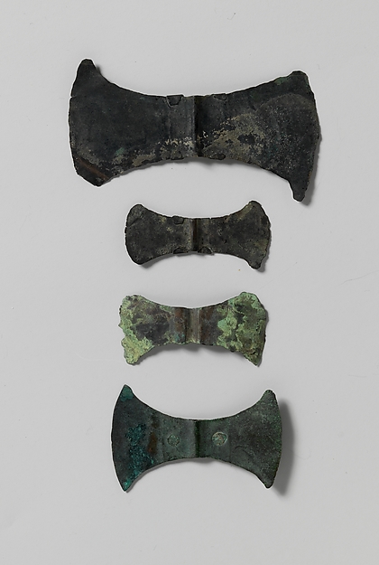 Bronze double-ax head by an unrecorded maker, The Metropolitan Museum of Art