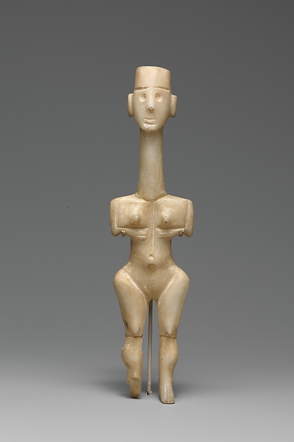 Marble female figure