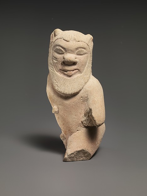 Limestone Bes, late 6th–early 5th century BCE