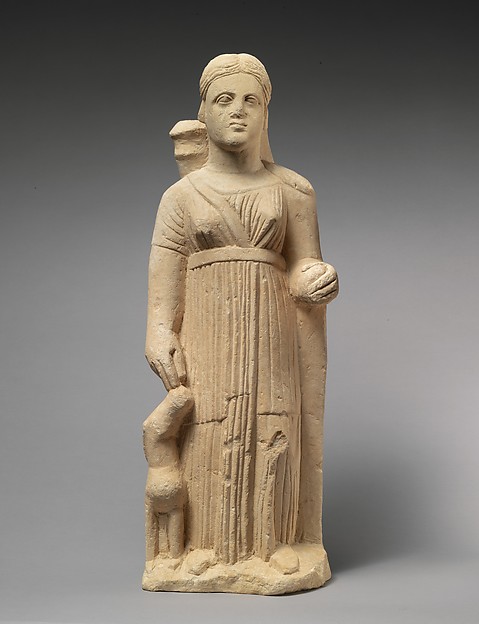 Limestone statue of the goddess Artemis by an unrecorded maker, The Metropolitan Museum of Art