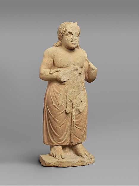 Limestone statue of a god by an unrecorded maker, The Metropolitan Museum of Art