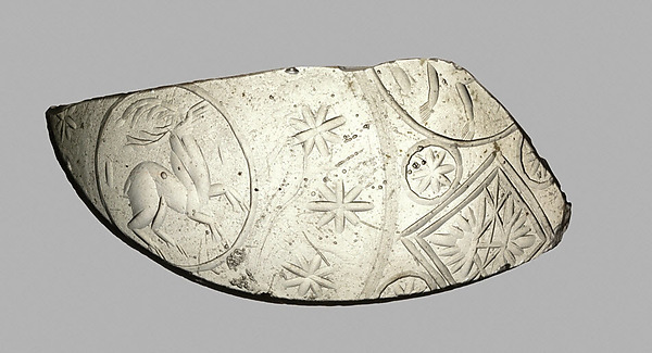 Glass bowl fragment by an unrecorded maker, The Metropolitan Museum of Art
