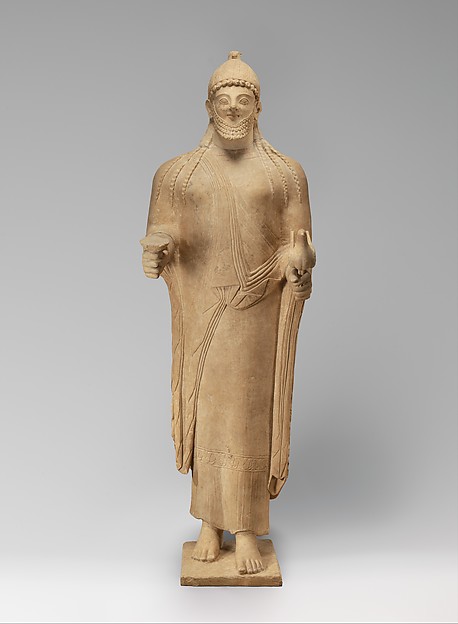 Limestone priest by an unrecorded maker, The Metropolitan Museum of Art