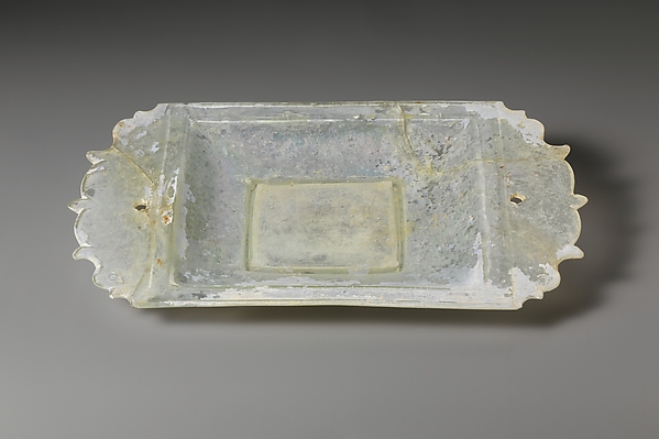 Glass serving dish by an unrecorded maker, The Metropolitan Museum of Art