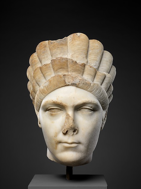 Marble portrait of Marciana, sister of the emperor Trajan
