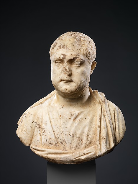 Marble portrait bust of a man