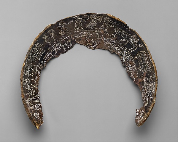 Fragmentary silver bowl