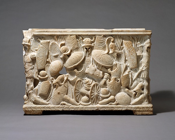 Marble cinerary urn