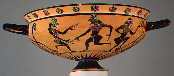 Terracotta kylix: Komast cup (drinking cup) by KX Painter, The Metropolitan Museum of Art