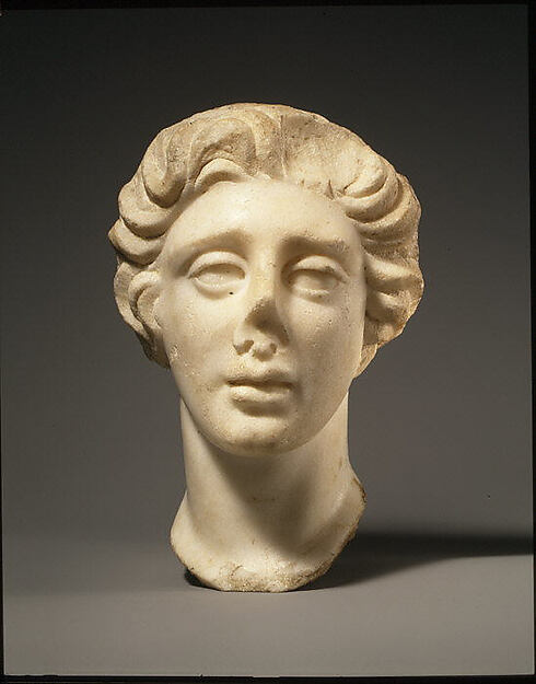Marble head of a man by an unrecorded maker, The Metropolitan Museum of Art