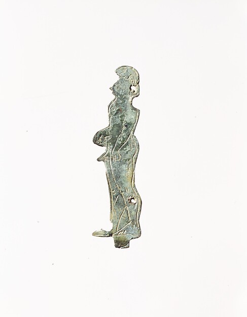 Bronze plaque of a warrior by an unrecorded maker, The Metropolitan Museum of Art