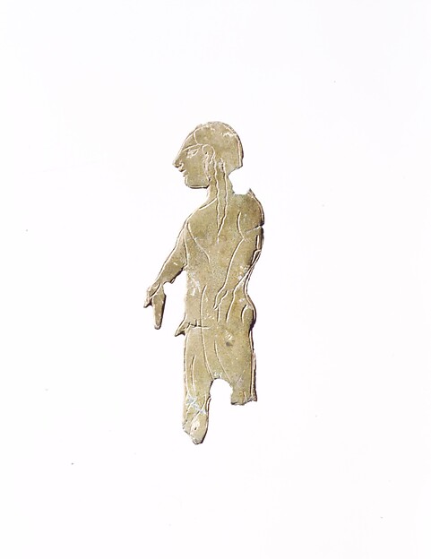 Bronze plaque of a man by an unrecorded maker, The Metropolitan Museum of Art