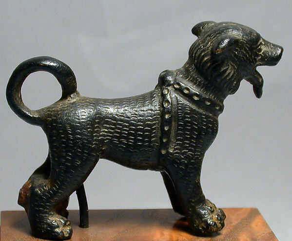 Bronze figure of a dog by an unrecorded maker, The Metropolitan Museum of Art