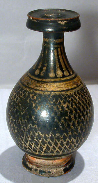 Terracotta bottle by an unrecorded maker, The Metropolitan Museum of Art